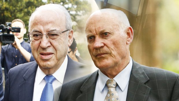Corrupt former politicians Eddie Obeid and Ian Macdonald, seen in a composite image, have been jailed for unrelated offences.