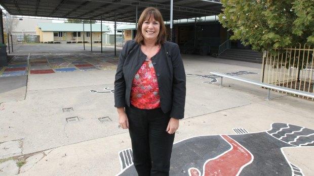 NSW Department of Education Secretary Michele Bruniges at Walgett Primary School.