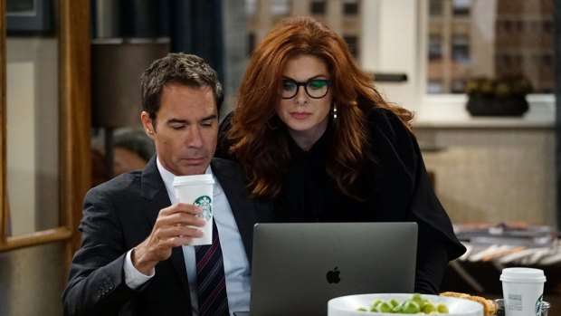 Eric McCormack says returning to the set of Will & Grace was "incredibly positive and emotional".