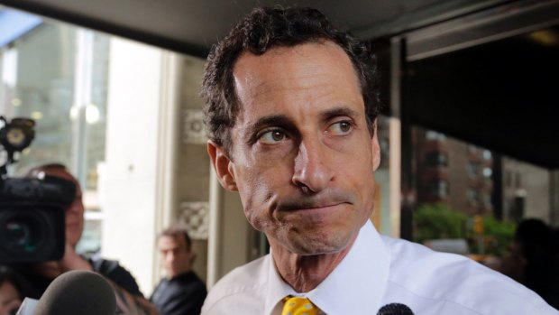 Disgraced: Anthony Weiner.
