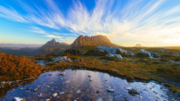 Outdoor heaven: Tasmania's specular Cradle Mountain. 