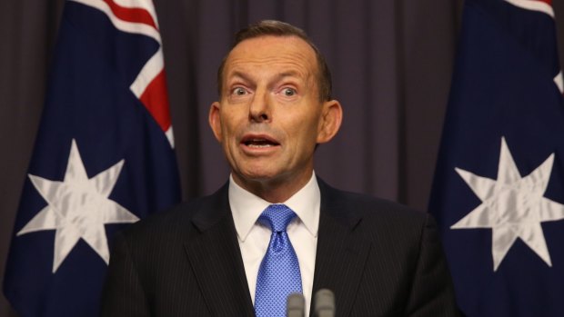 Prime Minister Tony Abbott calls for a leadership ballot on Monday night.