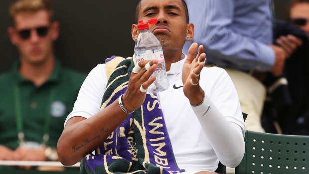 Kyrgios was both booed and cheered at Wimbledon 2015.