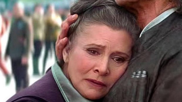Carrie Fisher is back as Leia.