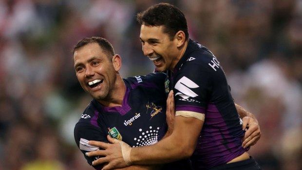 Drought breaker: Billy Slater had not scored a try since round nine in 2015.