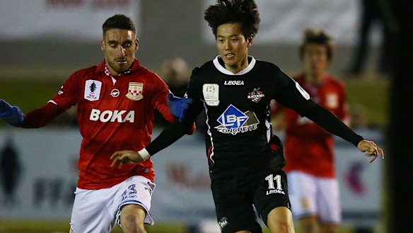 Far-sighted: Blacktown City;'s man-of-the-moment Danny Choi (right).