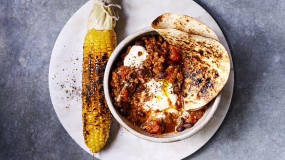 Chilli con corn.