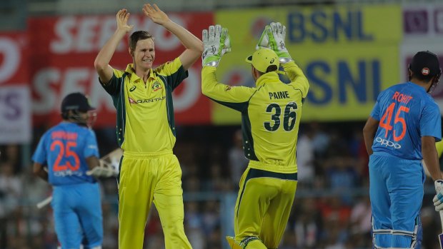 Jason Behrendorff was named man of the match in just his second game for Australia.