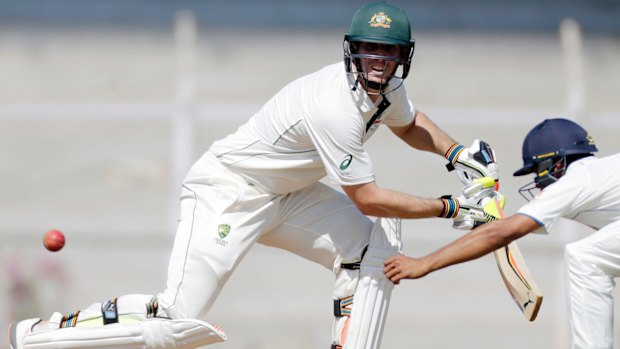 Close attention: Mitchell Marsh is in line for a Test start if the WACA pitch is flat.