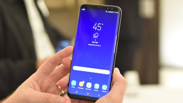 Hands on: The first glimpses of the new Samsung Galaxy S8.