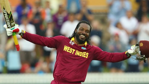 In doubt for tour: Chris Gayle of West Indies.