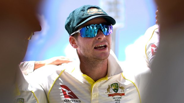 Lucky duck: Aussie captain Steve Smith.