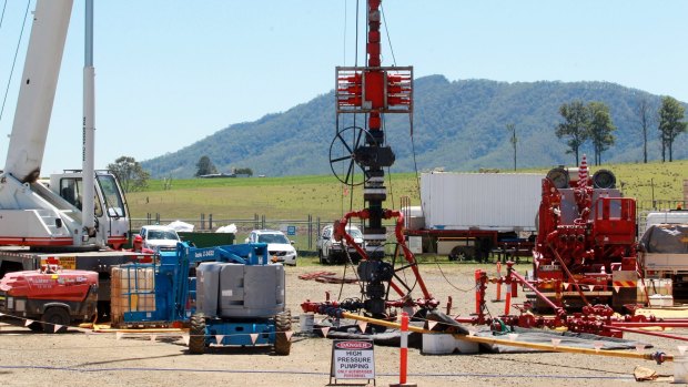 Toxic discovery: a pilot coal seam gas well in Gloucester. 