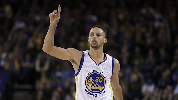 Team player: Steph Curry has had a brilliant season.