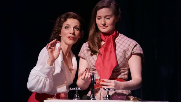 Christen O'Leary and Sarah Morrison in Ladies in Black.