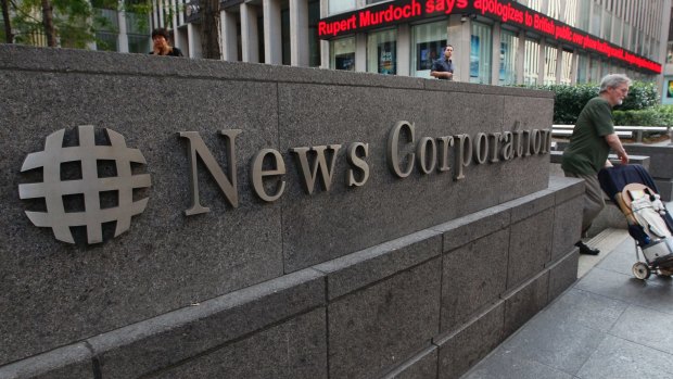 Rupert Murdoch's News Corp said its full-year revenue edged up 1 per cent to $US8.63 billion ($11.7 billion) from the year-earlier $8.57 billion