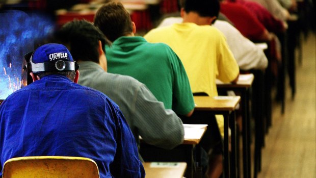 A testing time: VCE students owe much to their schools.