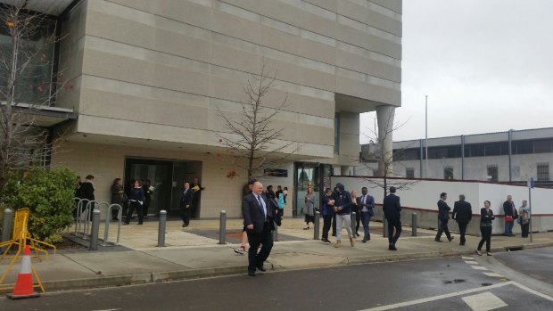 The ACT Magistrates Court was evacuated on Thursday afternoon.