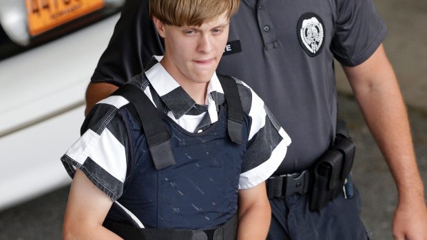 Dylann Roof shot dead nine people in a church in Charleston.