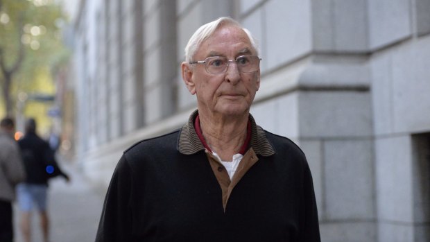 Robert Penny leaving the Supreme Court in April after being granted bail.