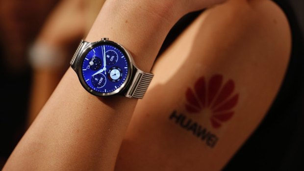 The Huawei Watch, which is available in Australia.