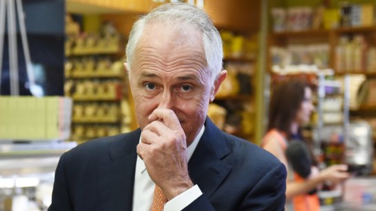 Prime Minister Malcolm Turnbull knew something was on the nose at the Sydney Fish Markets on Wednesday after his backflip on an emissions intensity scheme.
