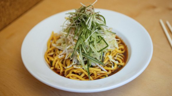 Uncle Jimmy's steamed Hokkien noodles.