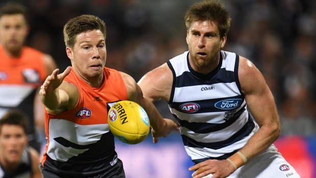 Tom Lonergan put rivalries aside to enquire about Toby Greene.