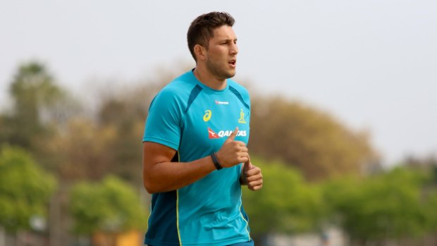 'We stick to the processes. It's been going well for us, we treat every week the same and we'll head down to England and do the same prep': Wallabies second-rower Adam Coleman.