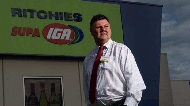 Ritchies Stores chairman Fred Harrison is looking forward to his best result in four years. 
