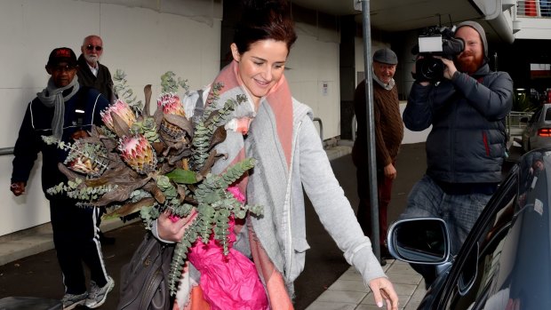 Michelle Payne leaves hospital this week and faces another month's rest at home.