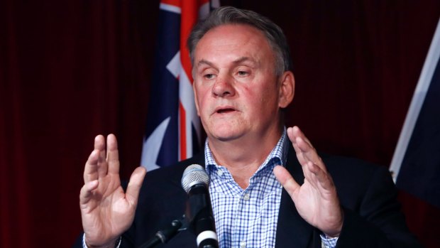 Former politician Mark Latham speaking to the media during a press conference on the Save Australia Day Campaign Launch in Sydney January 10, 2018. 