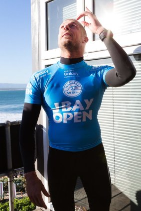 Mick Fanning was left thanking someone - or something - above for his escape from the shark's clutches.