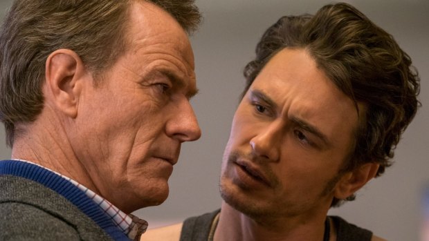 Popular ... Bryan Cranston and James Franco in the MA-rated comedy <i>Why Him?</i>