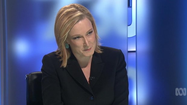 Leigh Sales stuck to her line of inquiry.