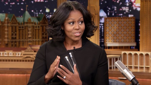 Michelle Obama says goodbye to the White House - and a potential 2020 POTUS run - on Jimmy Fallon's late night show. 