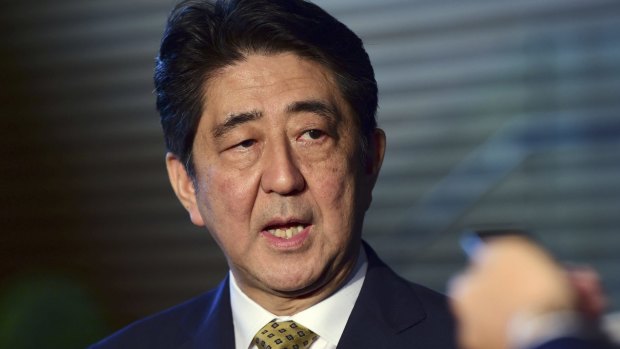 No turkey: Japanese Prime Minister Shinzo Abe.