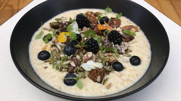 Fika Swedish Kitchen's oatmeal porridge.