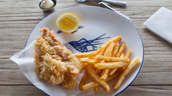 Fish and chips for surf rats at Captain Moonlite in Anglesea.