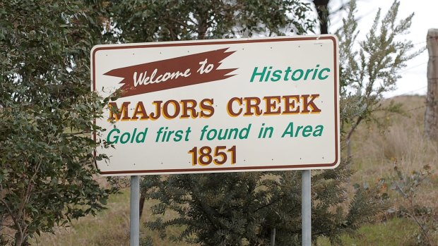 A new Gold Mine has been proposed near the town of Majors Creek.