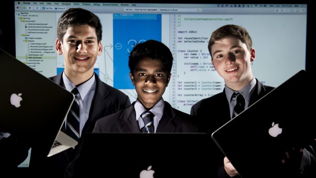 Canberra Grammar School students have bucked the national trend and excelled at IT, winning a scholarship to Apple. 