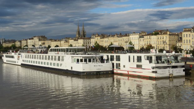 The Garonne winds its way through beautiful Bordeaux.