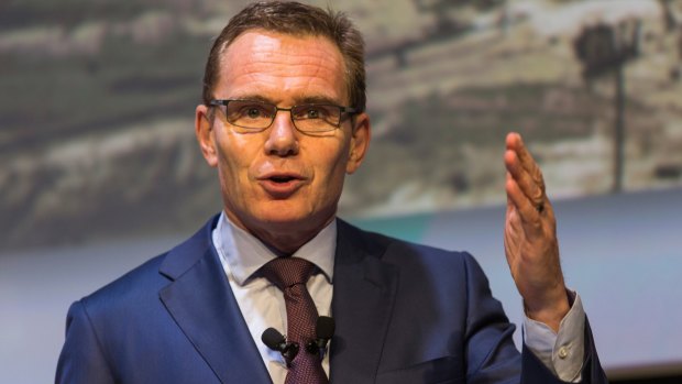Andrew Mackenzie says BHP is well placed to grow.