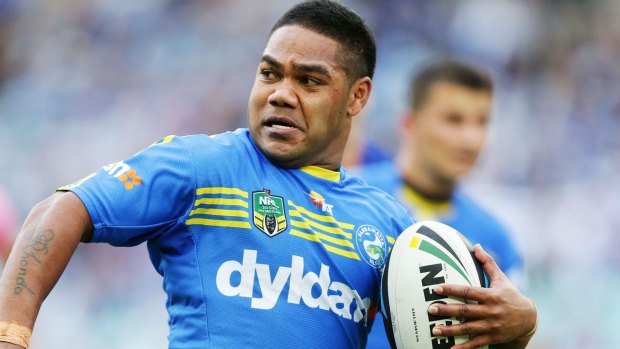 Gone north: Former Eel Chris Sandow won't get to make his English bow at Wembley. 