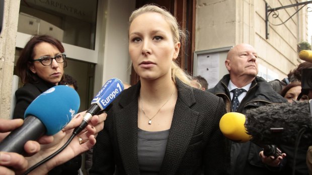 Golden girl: Marion Marechal-Le Pen, vice-president of the French far-right National Front.