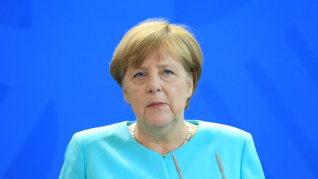 Germany's chancellor Angela Merkel warns that post-Brexit negotiations should be conducted "calmly and prudently". 