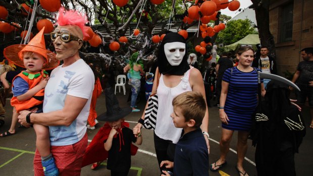 Locals flock to the Nicholson Street Public School Halloween fete in East Balmain.