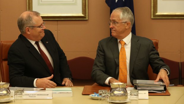 Prime Minister Malcolm Turnbull and federal Treasurer Morrison have been testing the waters on a company tax cut.