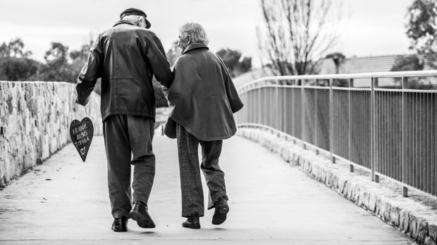 The key to a long and happy relationship? "Always hold hands," Sylvia says,