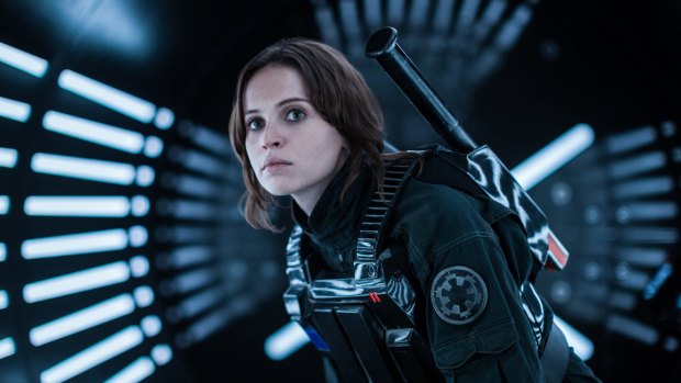 Felicity Jones portrays Jyn Erso in <i>Rogue One: A Star Wars Story</i>.